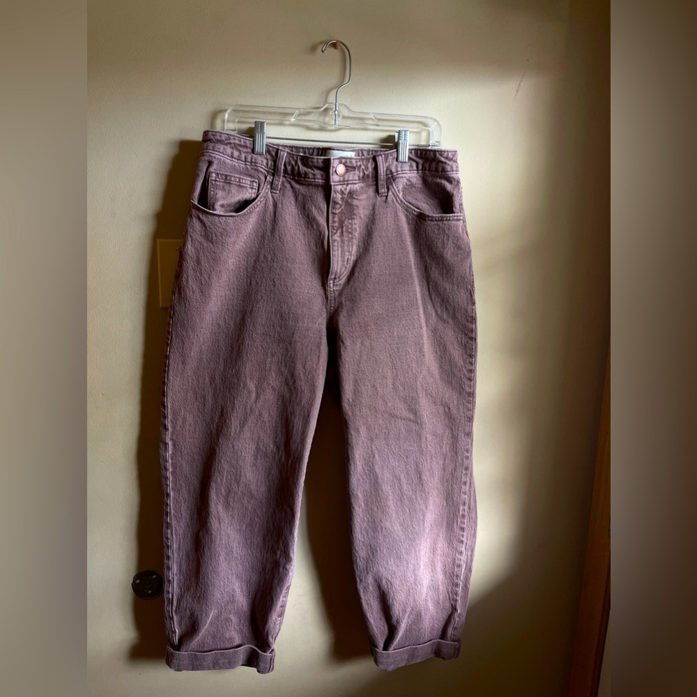 Purplish brown vintage straight Universal Threads jeans. Size 14W.